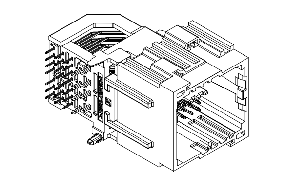 替代Molex公头侧插座：STAK50H MOD HDR 12/ 25/28 RA SOLDER SINGLE BAY